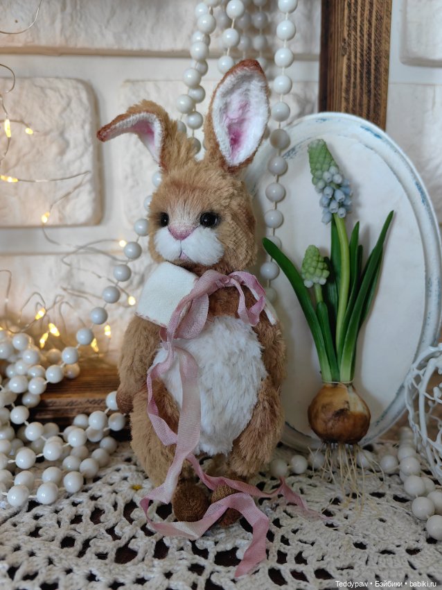 Хорош, как ни посмотри🐰🤍 — Авторские мишки Тедди и друзья: фото (фото 5)