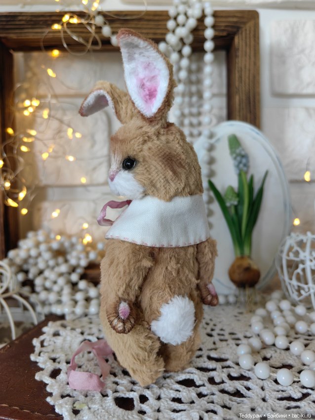 Хорош, как ни посмотри🐰🤍 — Авторские мишки Тедди и друзья: фото (фото 2)