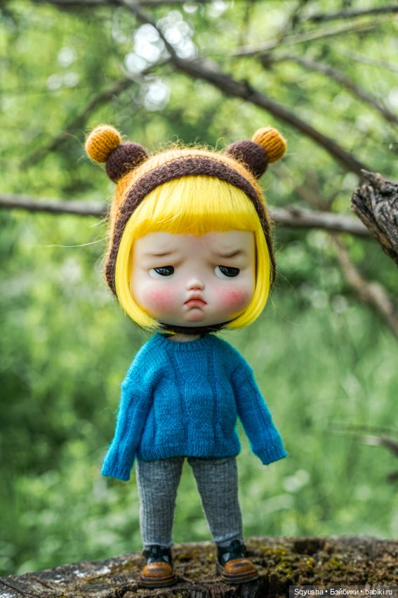 Дуняша на прогулке — Гибридизация кукол BJD (БЖД): пересадка головы (фото 3)