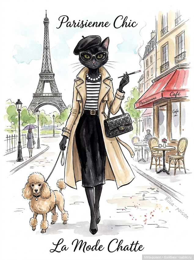 La parisienne — Рисование и арт: скетчи (фото 8)