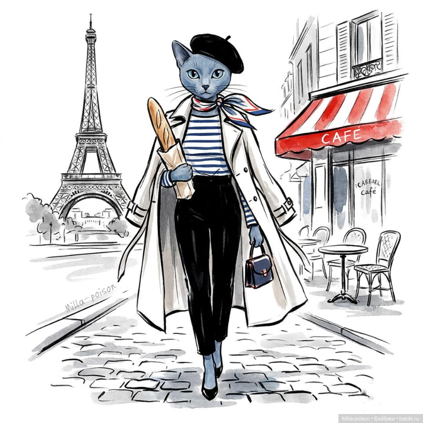 La parisienne — Рисование и арт: скетчи (фото 9)