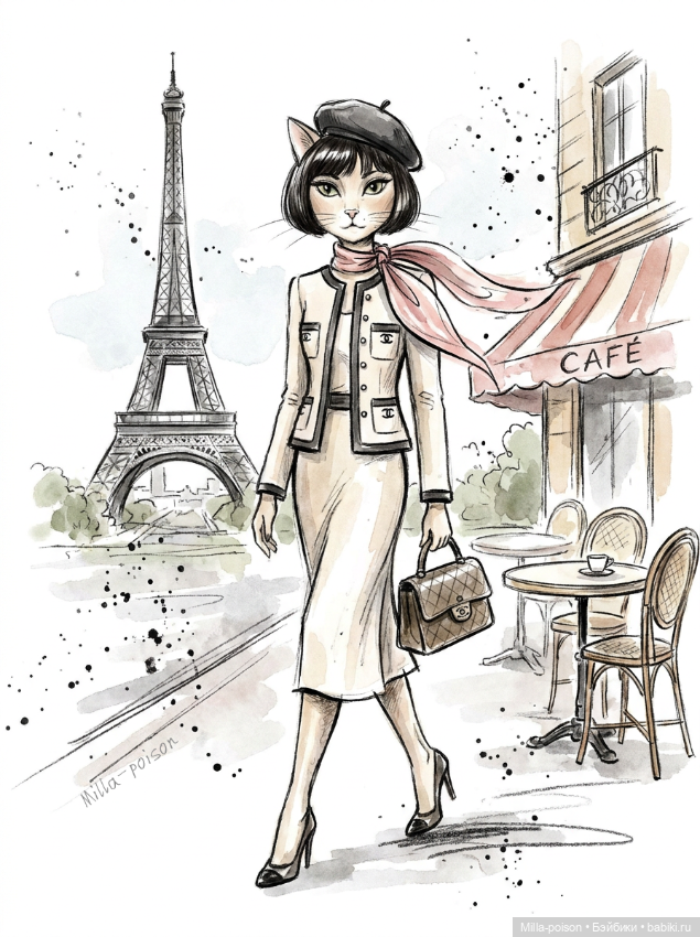 La parisienne — Рисование и арт: скетчи (фото 10)