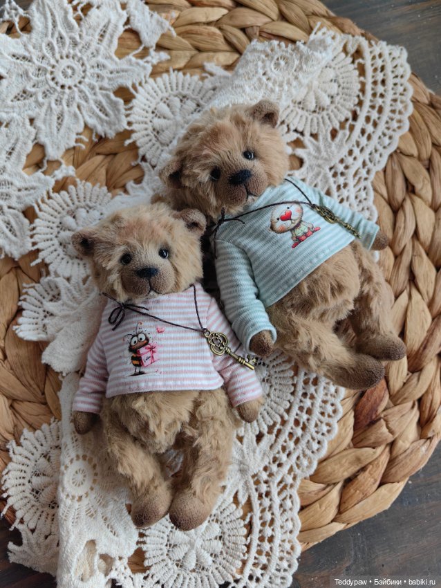 Конфетная мишка🐻🤍 — Авторские мишки Тедди и друзья: фото (фото 3)