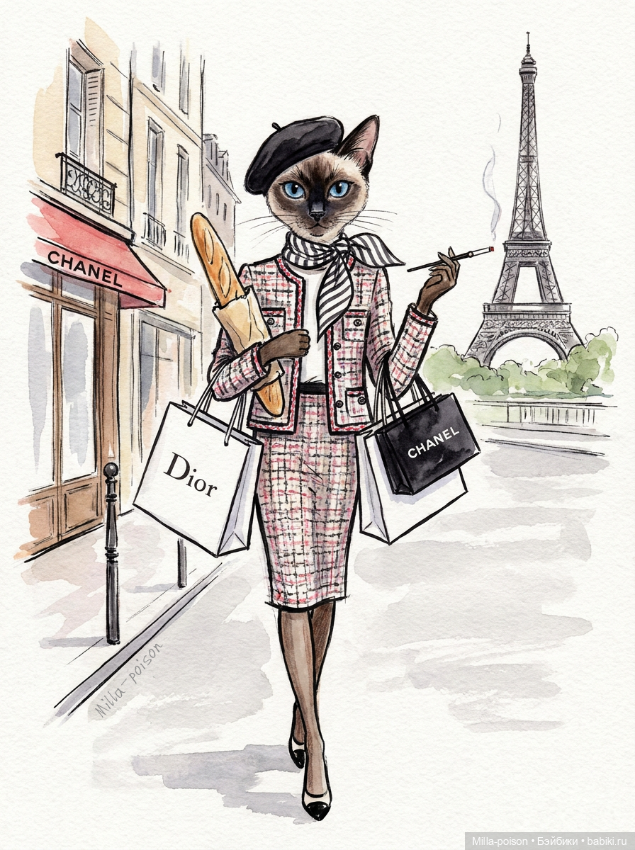 La parisienne — Рисование и арт: скетчи (фото 3)
