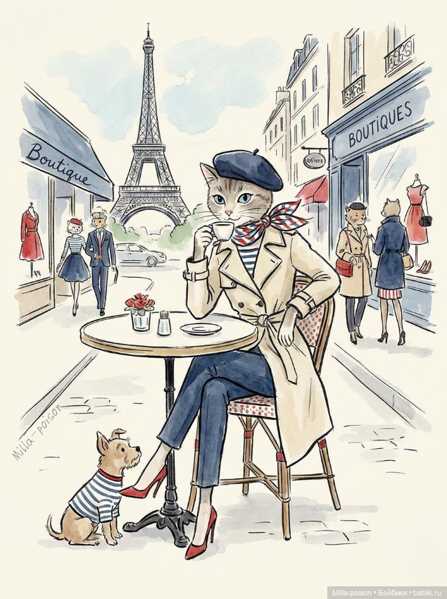 La parisienne — Рисование и арт: скетчи (фото 5)