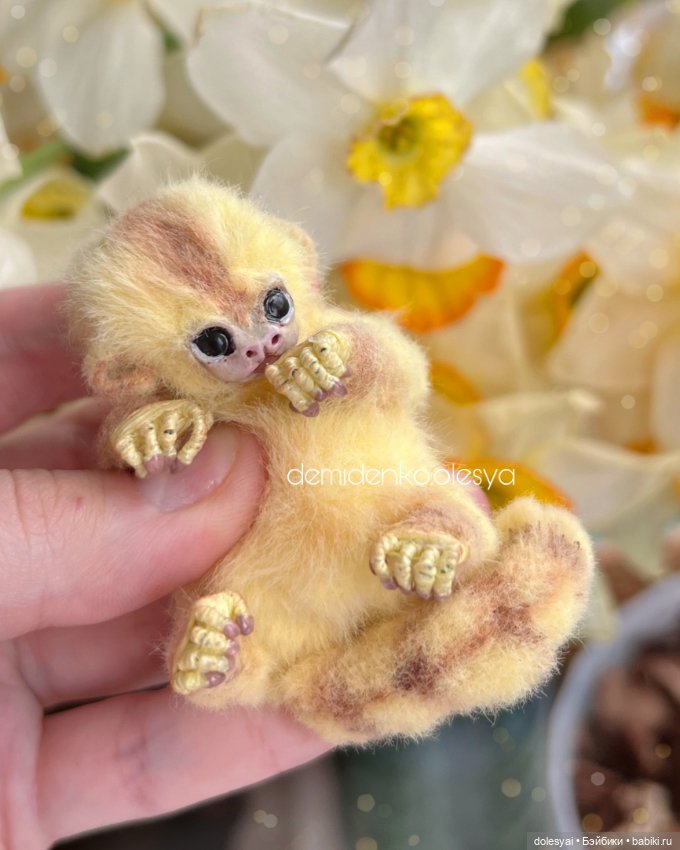 Миниатюрная обезьянка игрунка Лимонка 🍋 (фото 3)