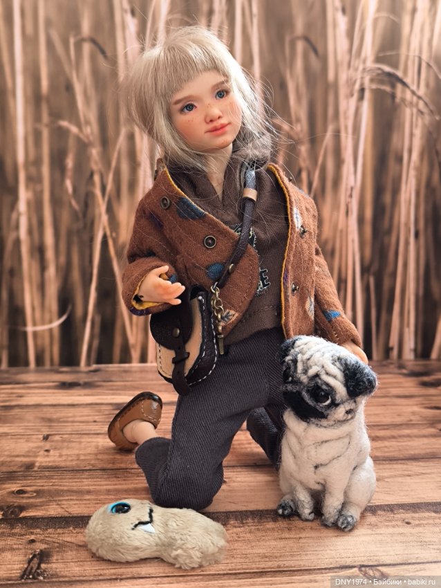 Мы пойдём с мопсом — Авторские куклы BJD (БЖД) у нас дома: фото