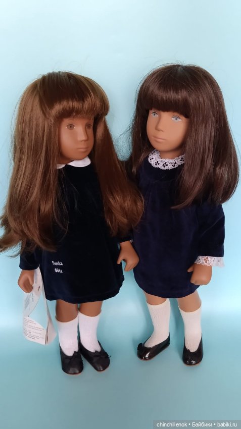 Две Сашеньки в бархате Trendon❤️Gotz Sasha doll Morgenthaler