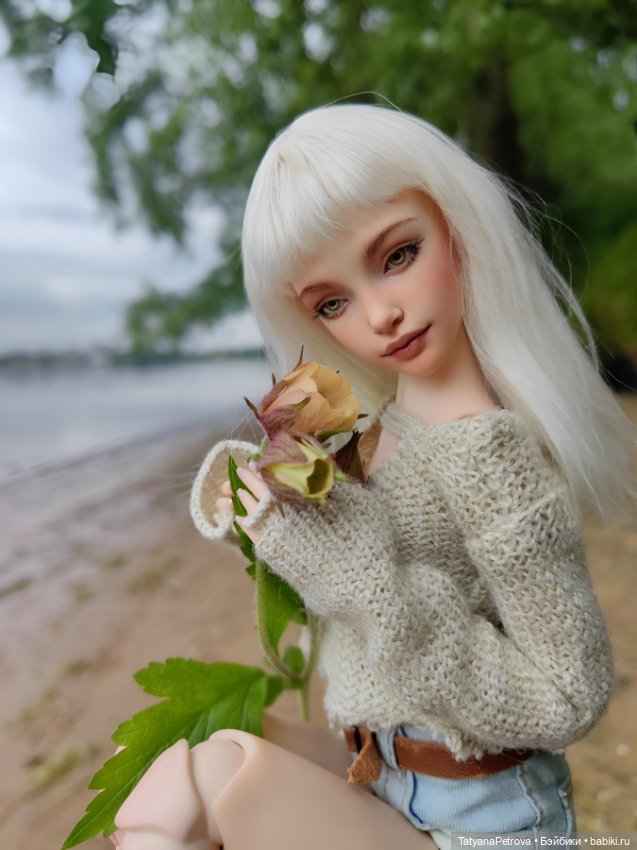Нева. Весна. Зая 🤍🤍🤍 — Куклы Natalia Loseva (Наталья Лосева): авторские BJD (БЖД) (фото 5)