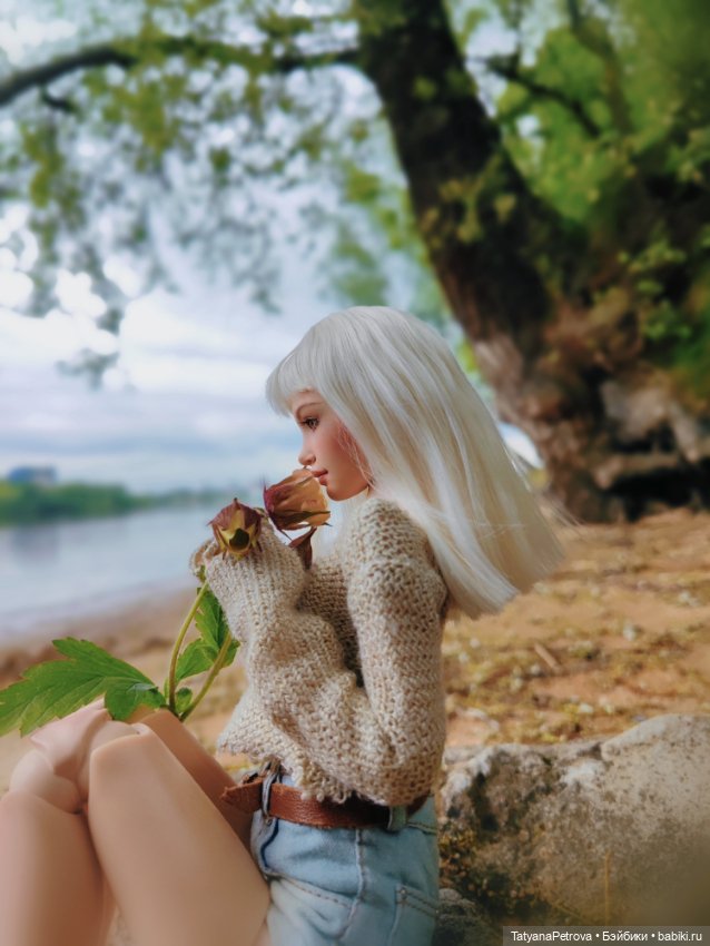 Нева. Весна. Зая 🤍🤍🤍 — Куклы Natalia Loseva (Наталья Лосева): авторские BJD (БЖД) (фото 6)
