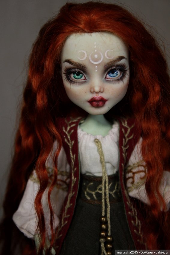 Луриэль — Дева лунного полумрака. Мой новый ООАК на базе Monster High