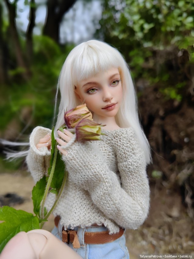 Нева. Весна. Зая 🤍🤍🤍 — Куклы Natalia Loseva (Наталья Лосева): авторские BJD (БЖД) (фото 8)