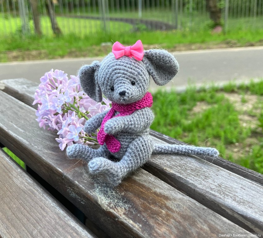Мышка малышка))) — Вязаные игрушки и амигуруми: крючком