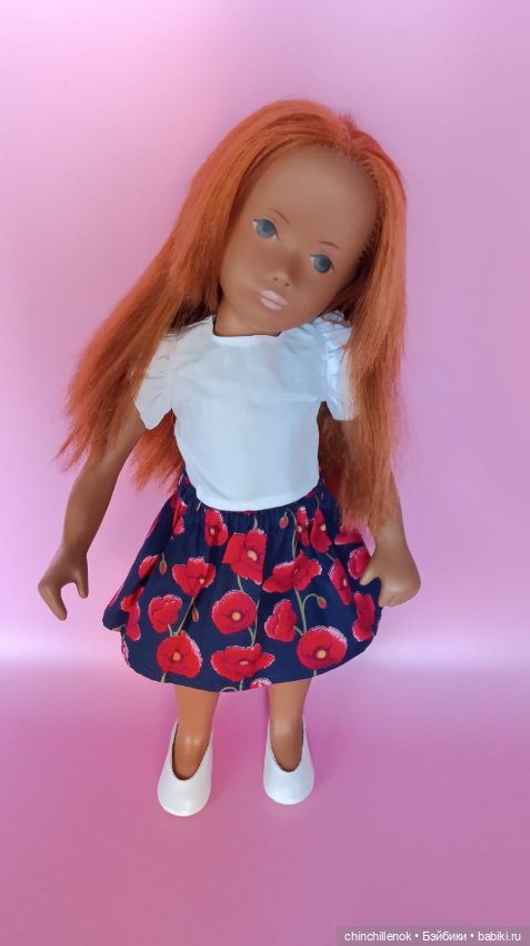 Яркий цветочек моей коллекции🌺 Sasha “no nose” Gotz от Sasha doll Morgenthaler (фото 4)