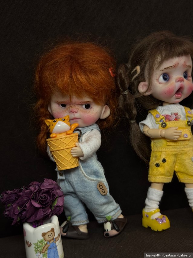 Теперь их 4: 👧👧👧+👦 — Куклы и тела Obitsu 11 (Ob11): гибриды (фото 6)