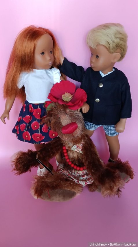 Яркий цветочек моей коллекции🌺 Sasha “no nose” Gotz от Sasha doll Morgenthaler