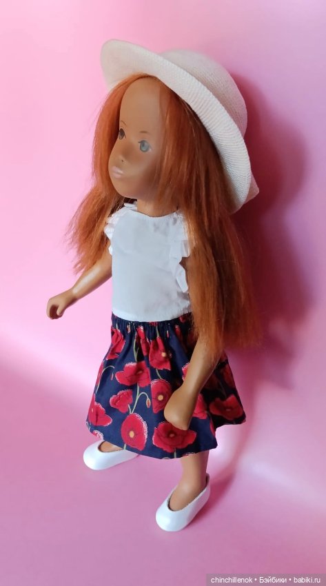 Яркий цветочек моей коллекции🌺 Sasha “no nose” Gotz от Sasha doll Morgenthaler