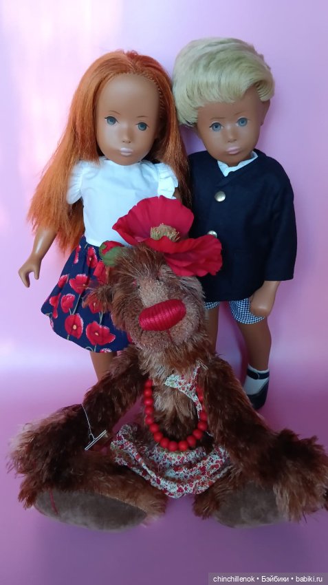 Яркий цветочек моей коллекции🌺 Sasha “no nose” Gotz от Sasha doll Morgenthaler