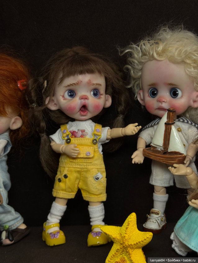 Теперь их 4: 👧👧👧+👦 — Куклы и тела Obitsu 11 (Ob11): гибриды (фото 5)
