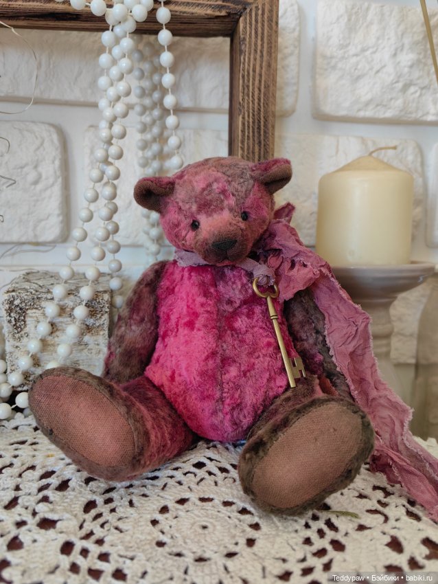 Пионовый🐻 — Авторские мишки Тедди и друзья: фото