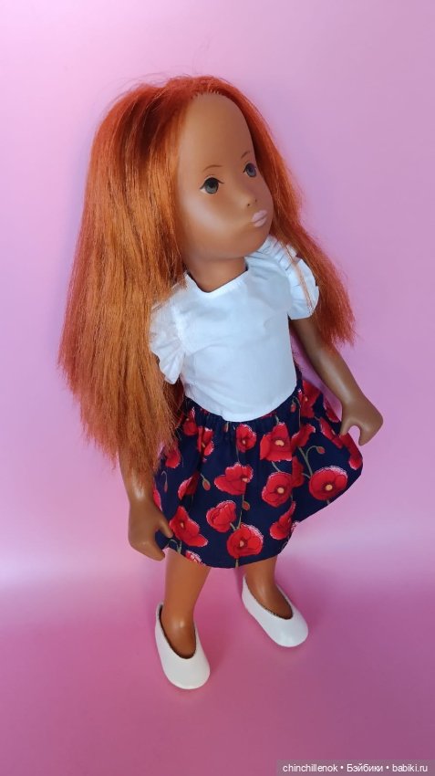 Яркий цветочек моей коллекции🌺 Sasha “no nose” Gotz от Sasha doll Morgenthaler (фото 5)