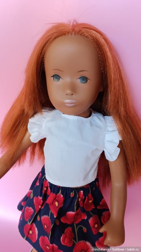 Яркий цветочек моей коллекции🌺 Sasha “no nose” Gotz от Sasha doll Morgenthaler (фото 2)