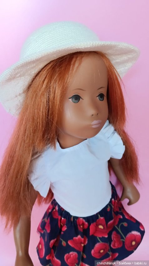 Яркий цветочек моей коллекции🌺 Sasha “no nose” Gotz от Sasha doll Morgenthaler (фото 8)