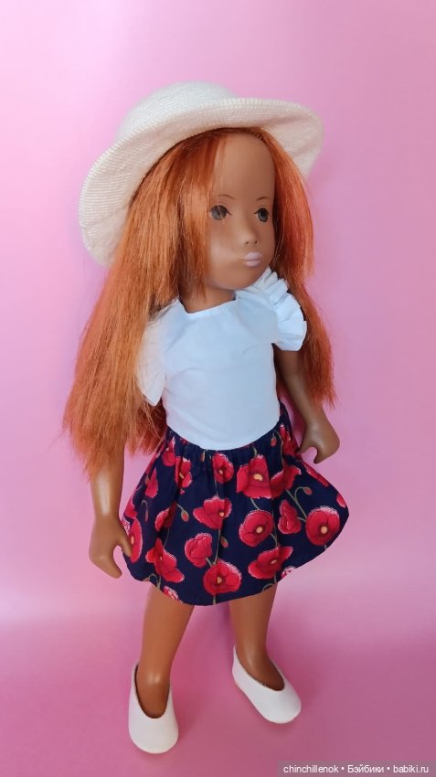 Яркий цветочек моей коллекции🌺 Sasha “no nose” Gotz от Sasha doll Morgenthaler (фото 9)