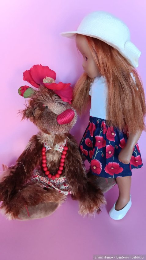Яркий цветочек моей коллекции🌺 Sasha “no nose” Gotz от Sasha doll Morgenthaler