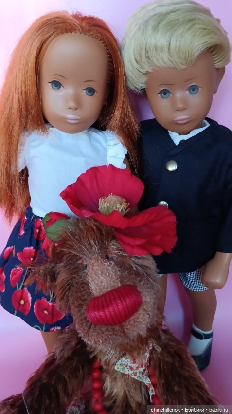 Яркий цветочек моей коллекции🌺 Sasha “no nose” Gotz от Sasha doll Morgenthaler