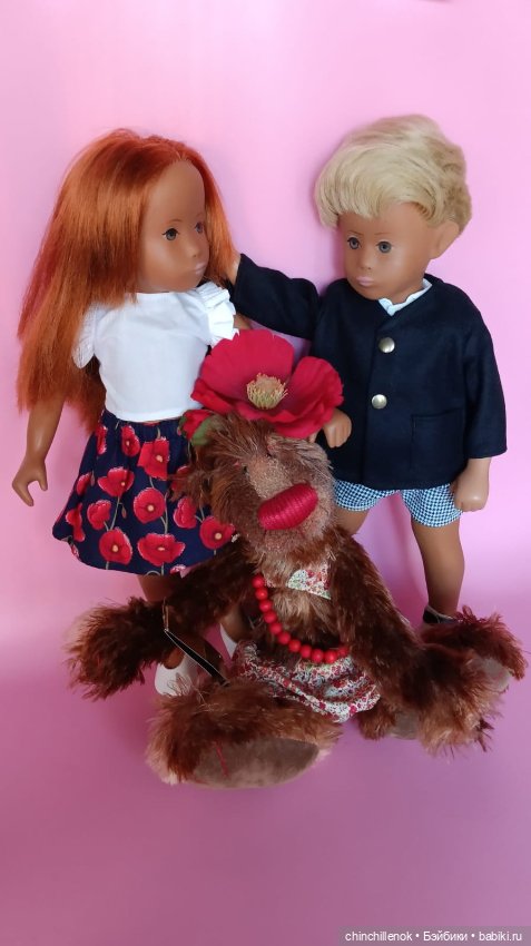 Яркий цветочек моей коллекции🌺 Sasha “no nose” Gotz от Sasha doll Morgenthaler