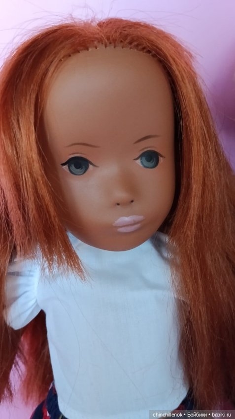 Яркий цветочек моей коллекции🌺 Sasha “no nose” Gotz от Sasha doll Morgenthaler