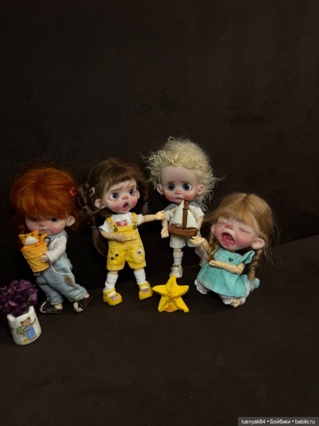 Теперь их 4: 👧👧👧+👦 — Куклы и тела Obitsu 11 (Ob11): гибриды (фото 10)