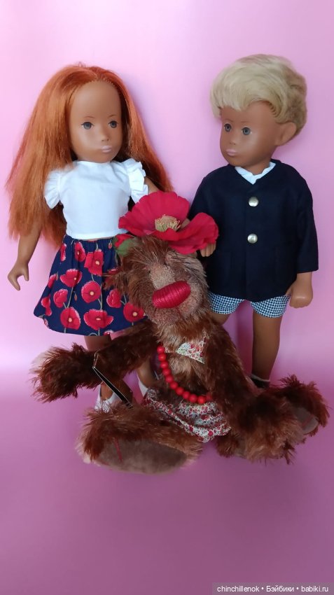 Яркий цветочек моей коллекции🌺 Sasha “no nose” Gotz от Sasha doll Morgenthaler