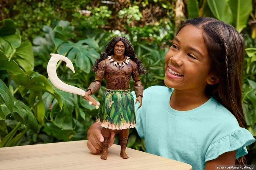 Портретные куклы «Моана» и «Мауи» от Mattel по фильму Disney (фото 3)