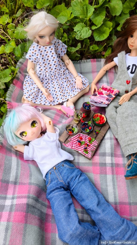 Минипикник 🍓 — Авторские куклы BJD (БЖД) у нас дома: фото (фото 2)