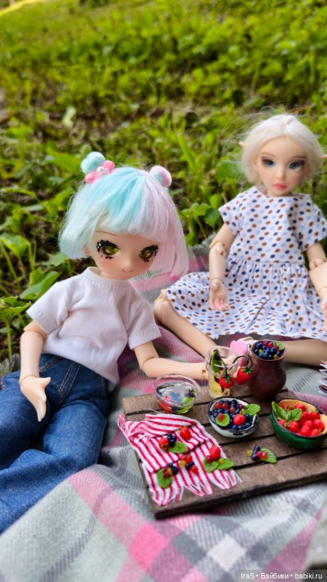 Минипикник 🍓 — Авторские куклы BJD (БЖД) у нас дома: фото (фото 4)