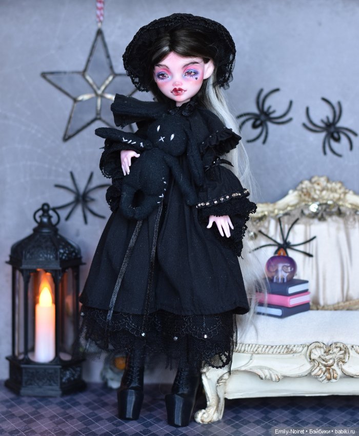 Вампир и пауки — ООАК Monster High и Ever After High: репейнт
