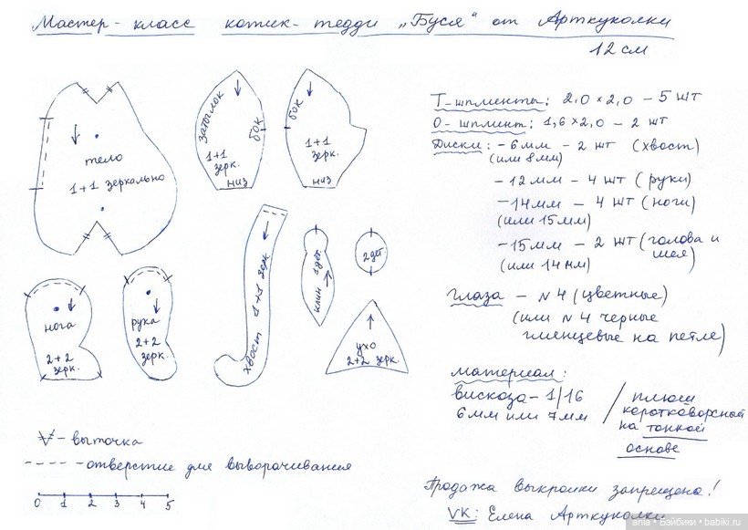 Котик-тедди «Буся» от Елены Арткуколка (фото 2)