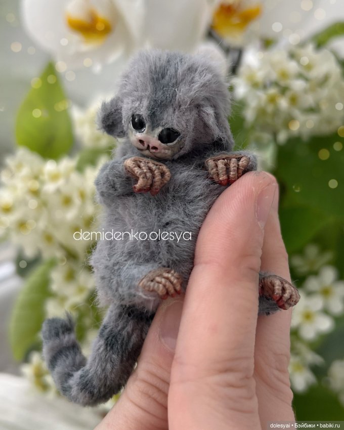 Миниатюрная обезьянка игрунка Рокси 🩶✨ (фото 3)