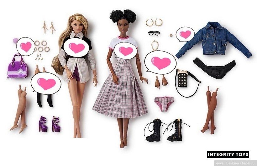 Сет кукол Parallel Hearts Reese Ryan & Ellery Eames (фото 2)