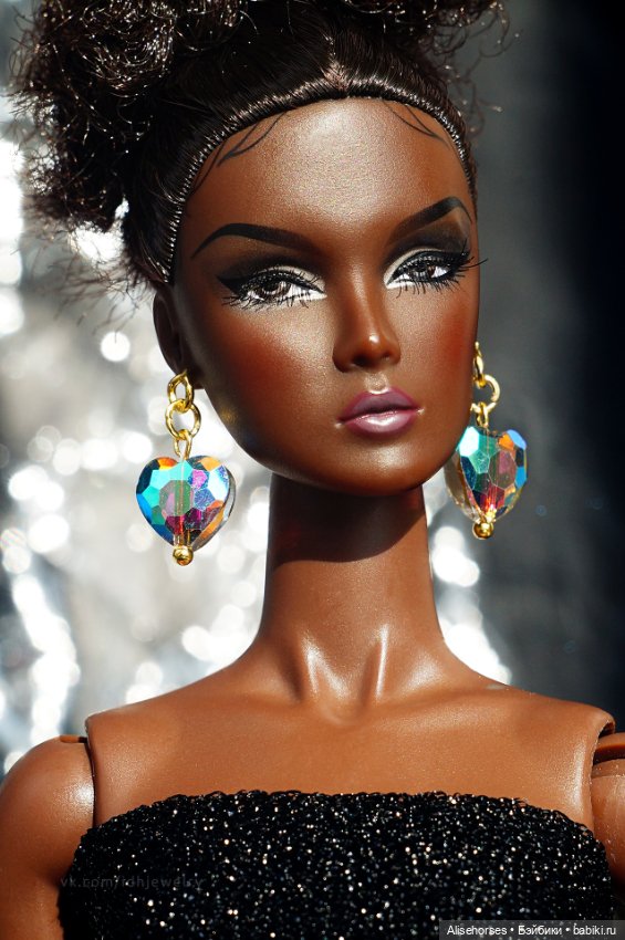 Серьги сердца для Integrity toys