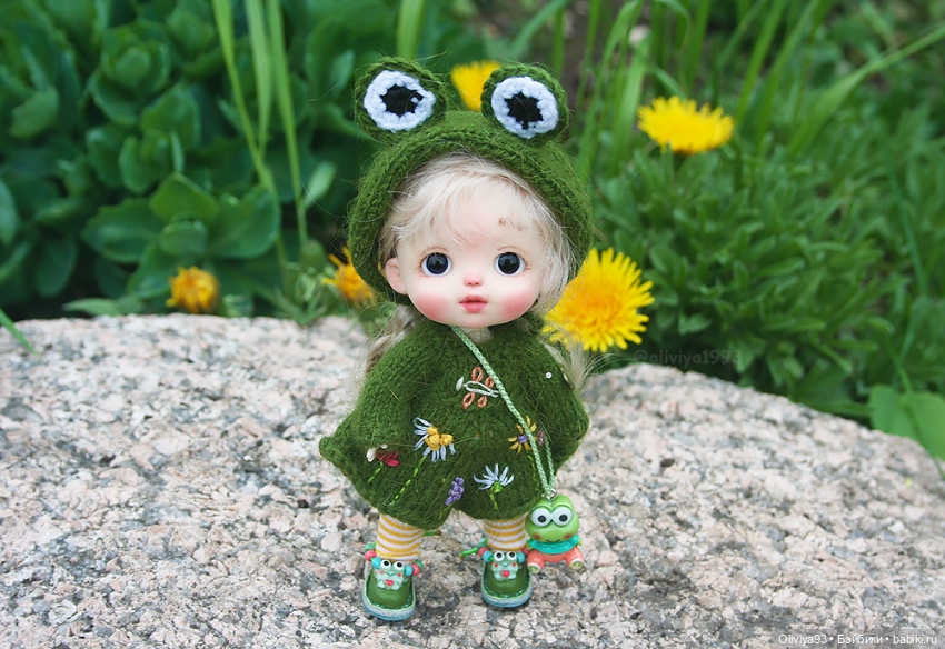 Лягушачья авария 🐸 — Куклы и тела Obitsu 11 (Ob11): гибриды