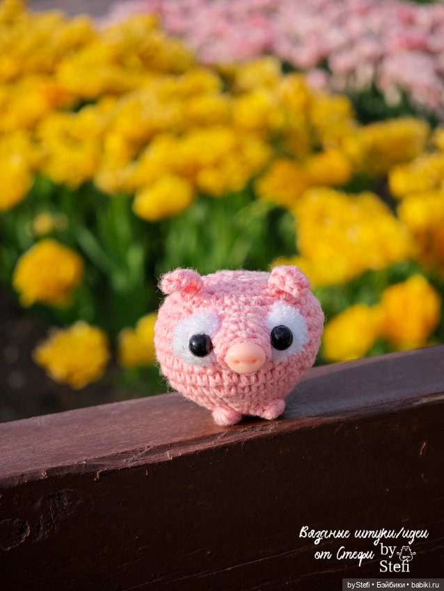 Поросёнок Бубель — Вязаные игрушки и амигуруми: крючком