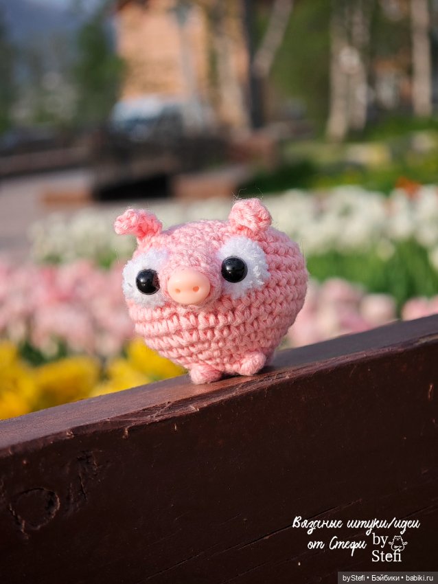 Поросёнок Бубель — Вязаные игрушки и амигуруми: крючком (фото 10)