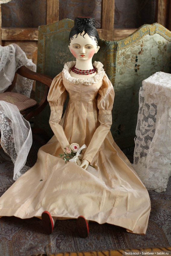 Кукла из дерева в стиле Grodner Tal Doll (фото 4)