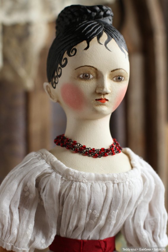 Кукла из дерева в стиле Grodner Tal Doll