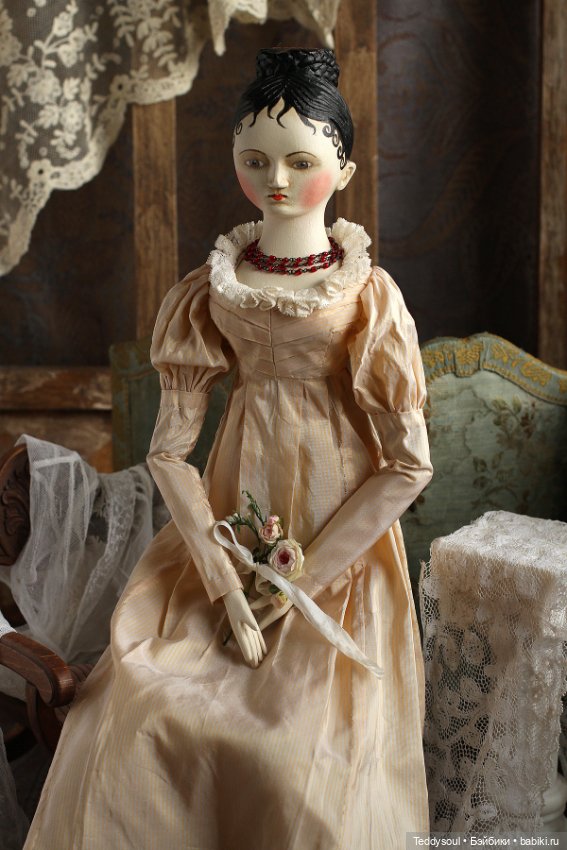 Кукла из дерева в стиле Grodner Tal Doll (фото 7)