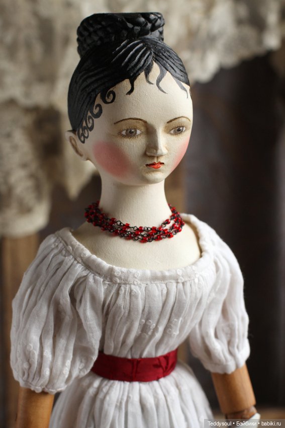 Кукла из дерева в стиле Grodner Tal Doll