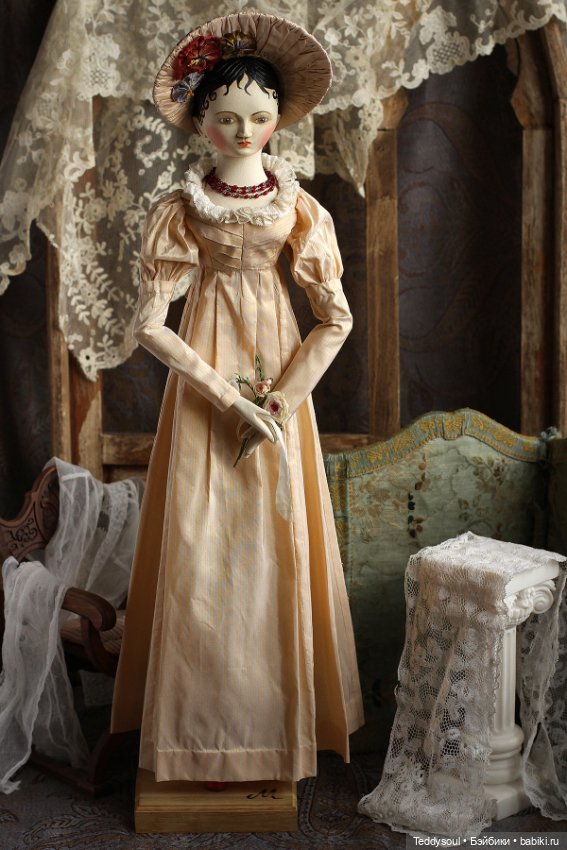 Кукла из дерева в стиле Grodner Tal Doll (фото 10)
